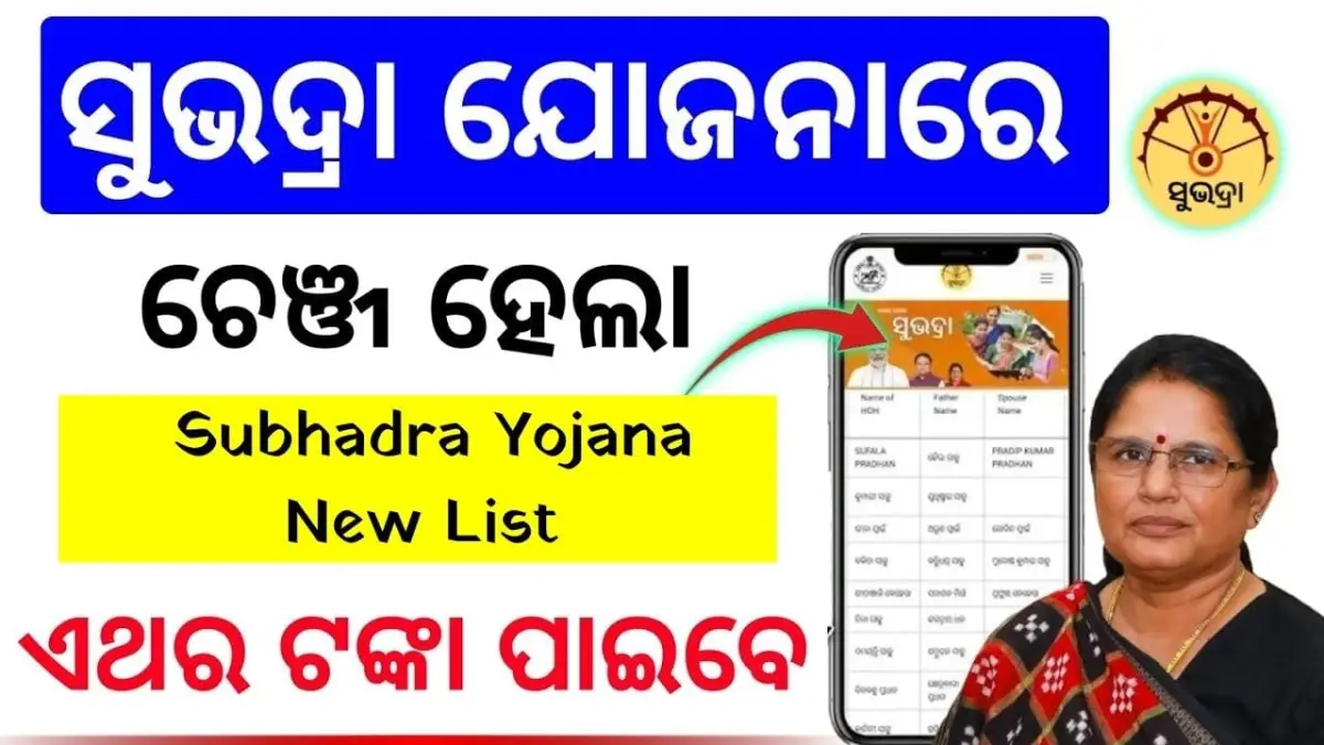 Subhadra Yojana List